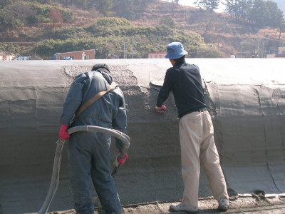 특수몰탈도막중