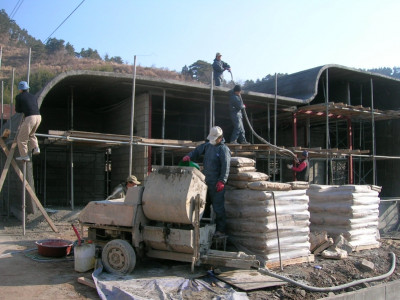 특수몰탈도막중